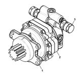 Hidromotor de rotire  JCB model  15C , 15C-1 , 16C, 16C-1, 18Z, 19C