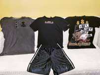 Tricouri si pantaloni y2k NBA LeBron James Jordan EMP ( hip hop ecko)