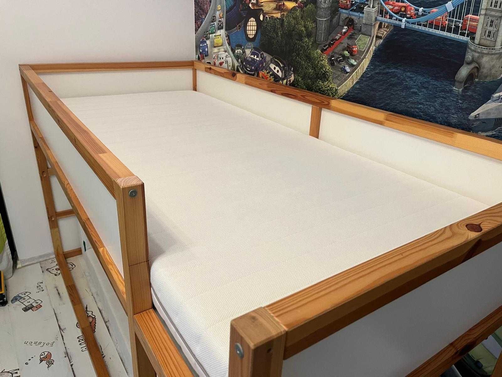 Pat reversibil IKEA KURA cu accesorii