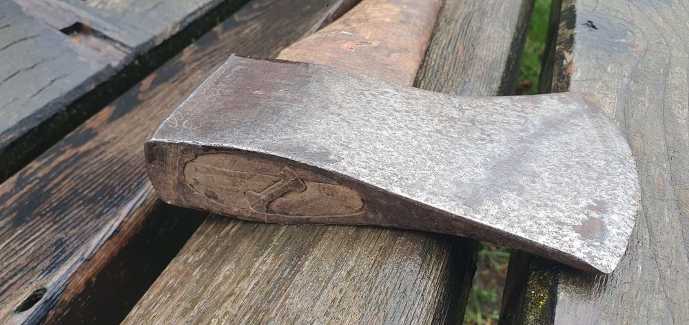 Topor pentru cioplit, barda, secure, fabricat Germania, model american