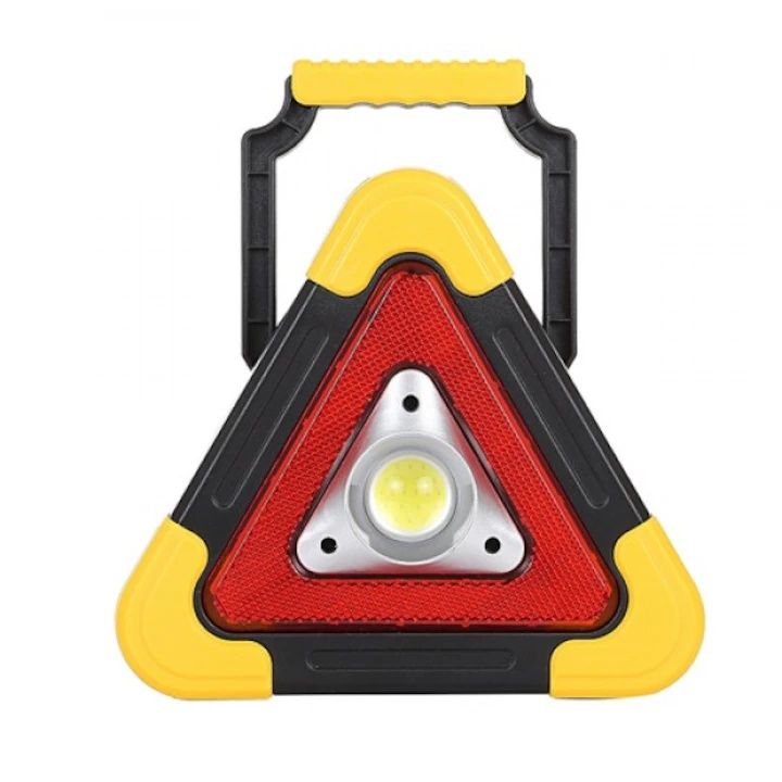 Triunghi de semnal luminos, Hurry Bolt, HB 6609, cu panou solar, Multi