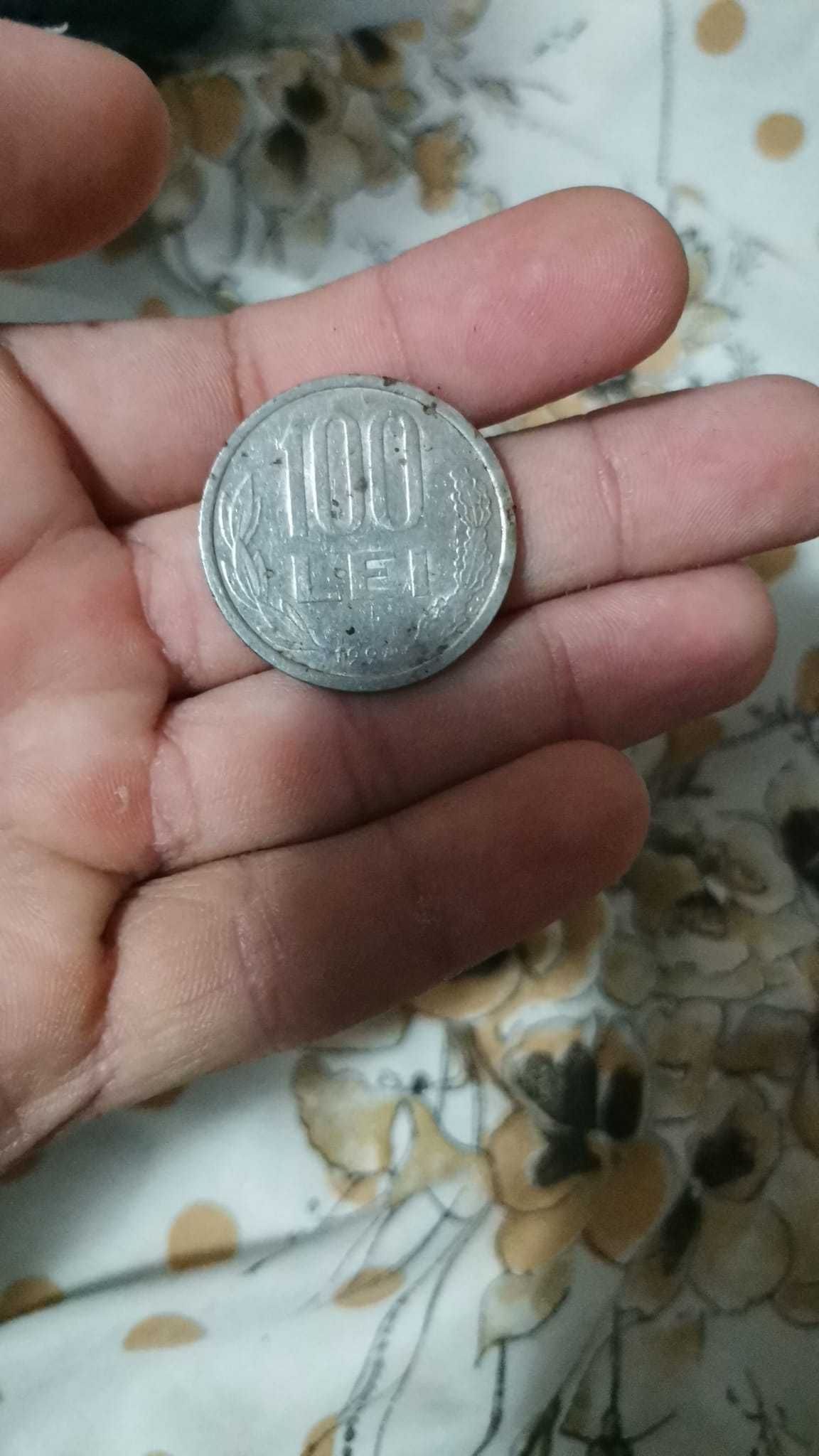 Moneda 100 lei din anul 1994 in stare buna.