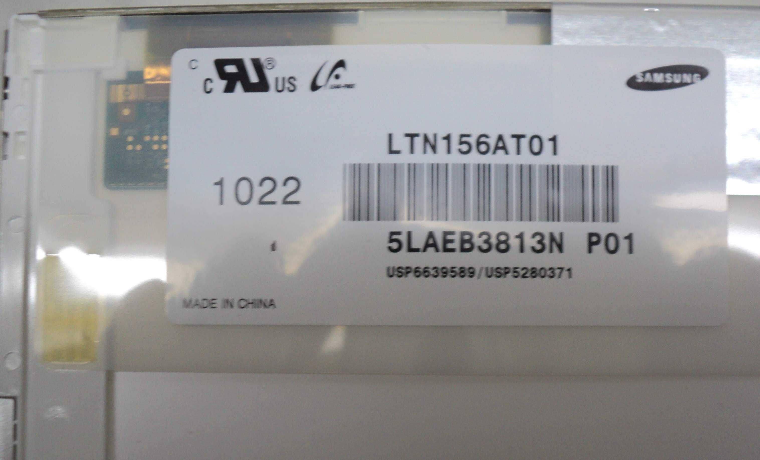 Display Laptop 15,6" SAMSUNG Lampa Lucios Code: LTN156AT01