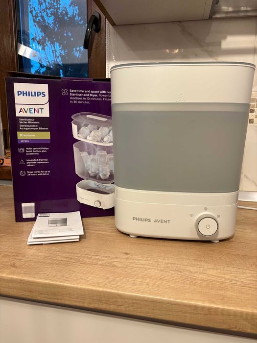 Sterilizator si uscator de biberoane Philips Avent Premium SCF293/00
