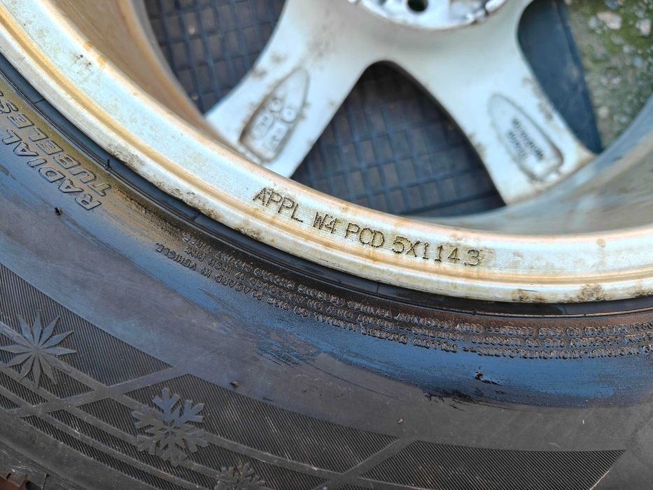 Jante aliaj 225/65/17 de iarna 5x114.3 Duster, Hyundai, Toyota, Nissan