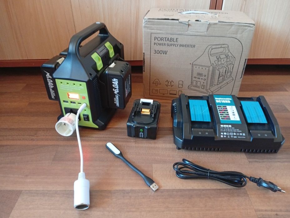 Generator solar Fossibot de 800w și de 200w și invertor 300w