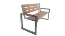 Скамейка в стиле лофт без металлической окантовки размер 140/60/85 см