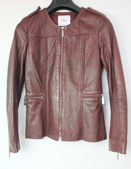 Дамско кожено яке Mango S