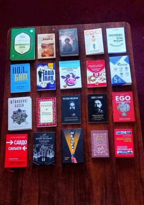 20 ta kitob faqat bugun 997 ming Asl narxi: 1 mln 307 ming!!!