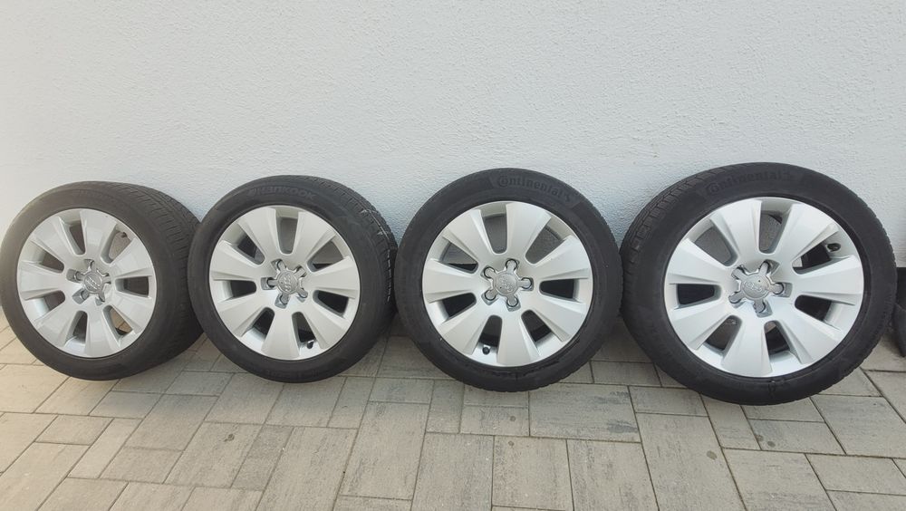 Jante plus cauciucuri de iarna audi R17