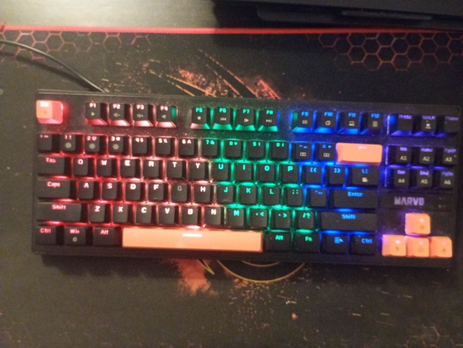 Tastatura Gaming Mecanica MARVO KG901c TKL Layout EU  negru