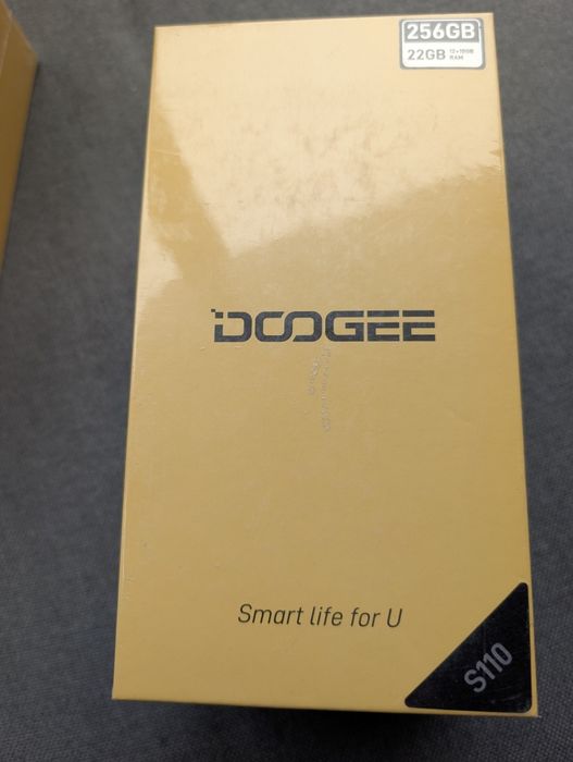 SIGILAT - Telefon Rezistent Doogee S110 - 256GB+12GB - Negru