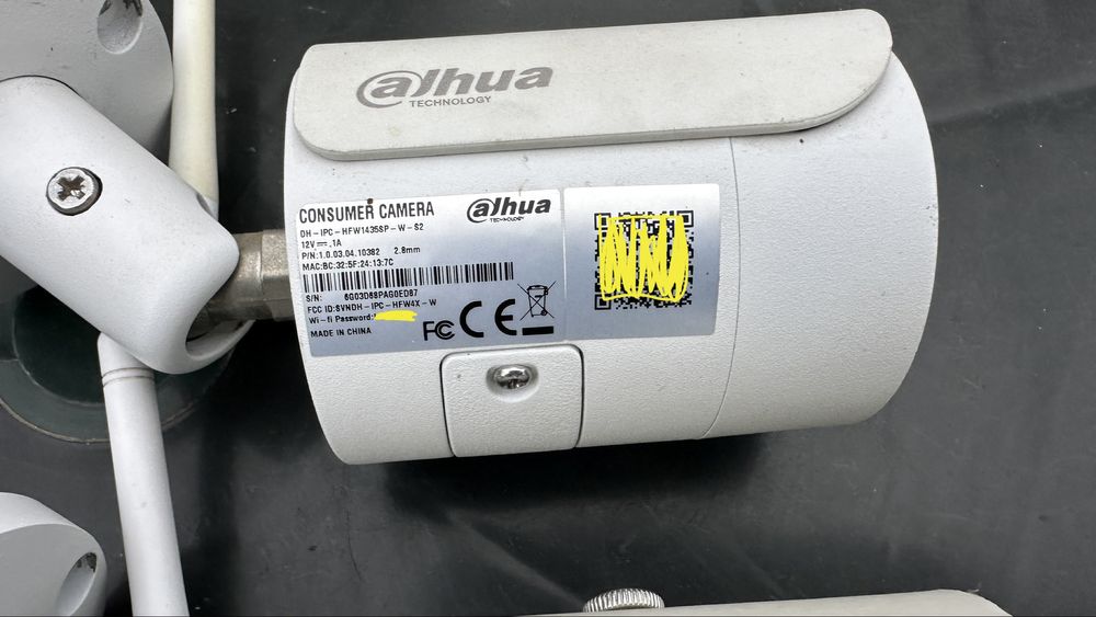 Камери IP Dahua 2 броя 4 mp