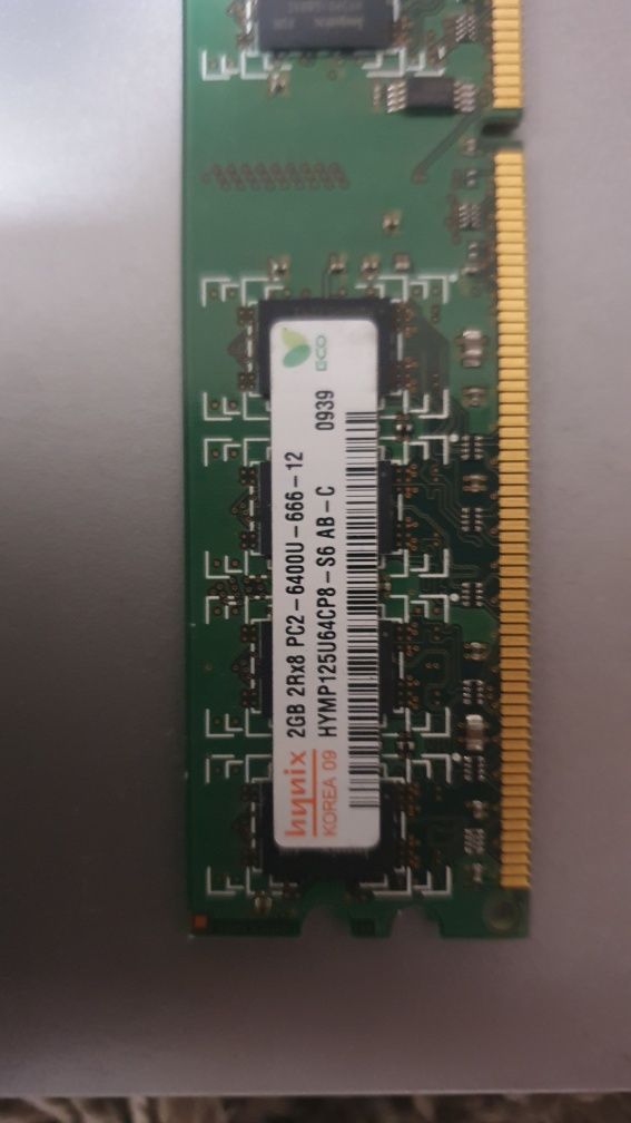 Kit memorie RAM 4GB (2x 2GB), DDR2, 666MHz, PC2-6400, pt. PC/Desktop