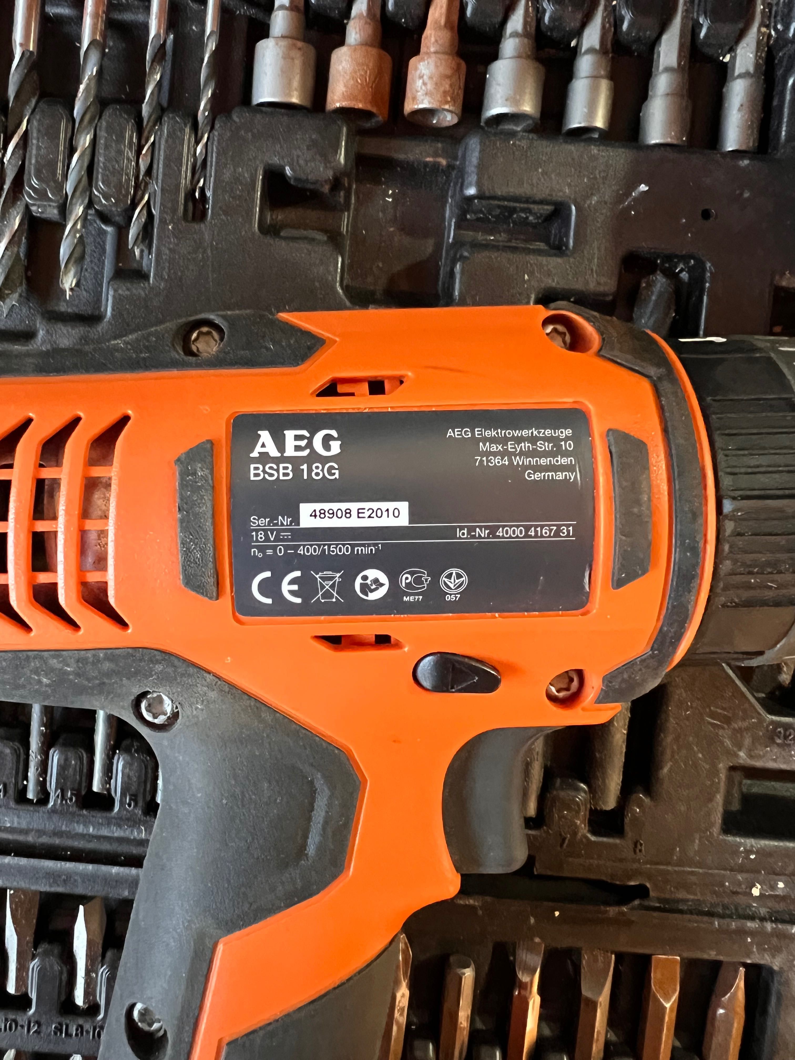 AEG BSB 18G Акумулаторен Ударен Винтоверт