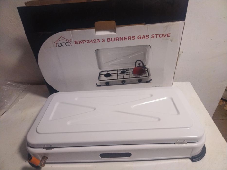 Компактен троен газов котлон  
DCG EKP2423 / мощност 900W
 3 горелки /