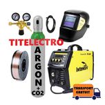 Aparat sudura MIG 190 + tub 8L plin + ceas + sarma + masca automata