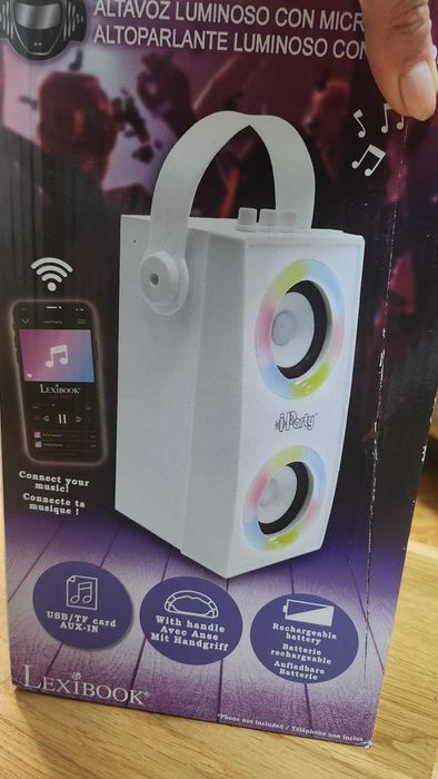 Boxa + microfon pentru karaoke