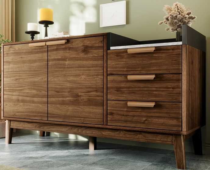 Comodă imitație stejar pentru living / dormitor