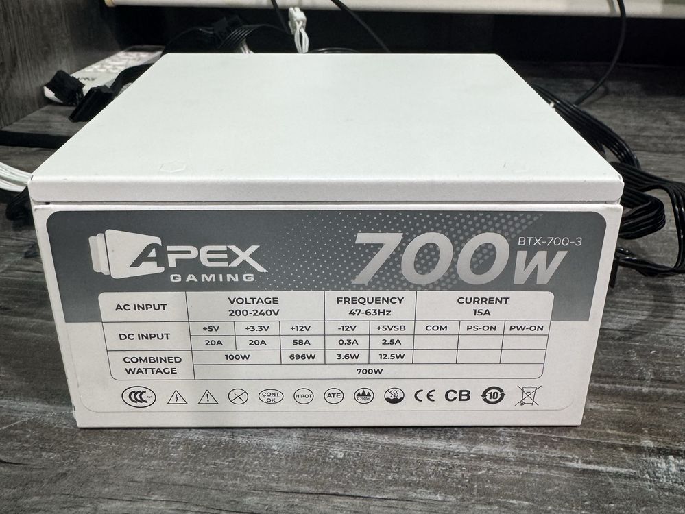 Блок питания apex gaming 700w
