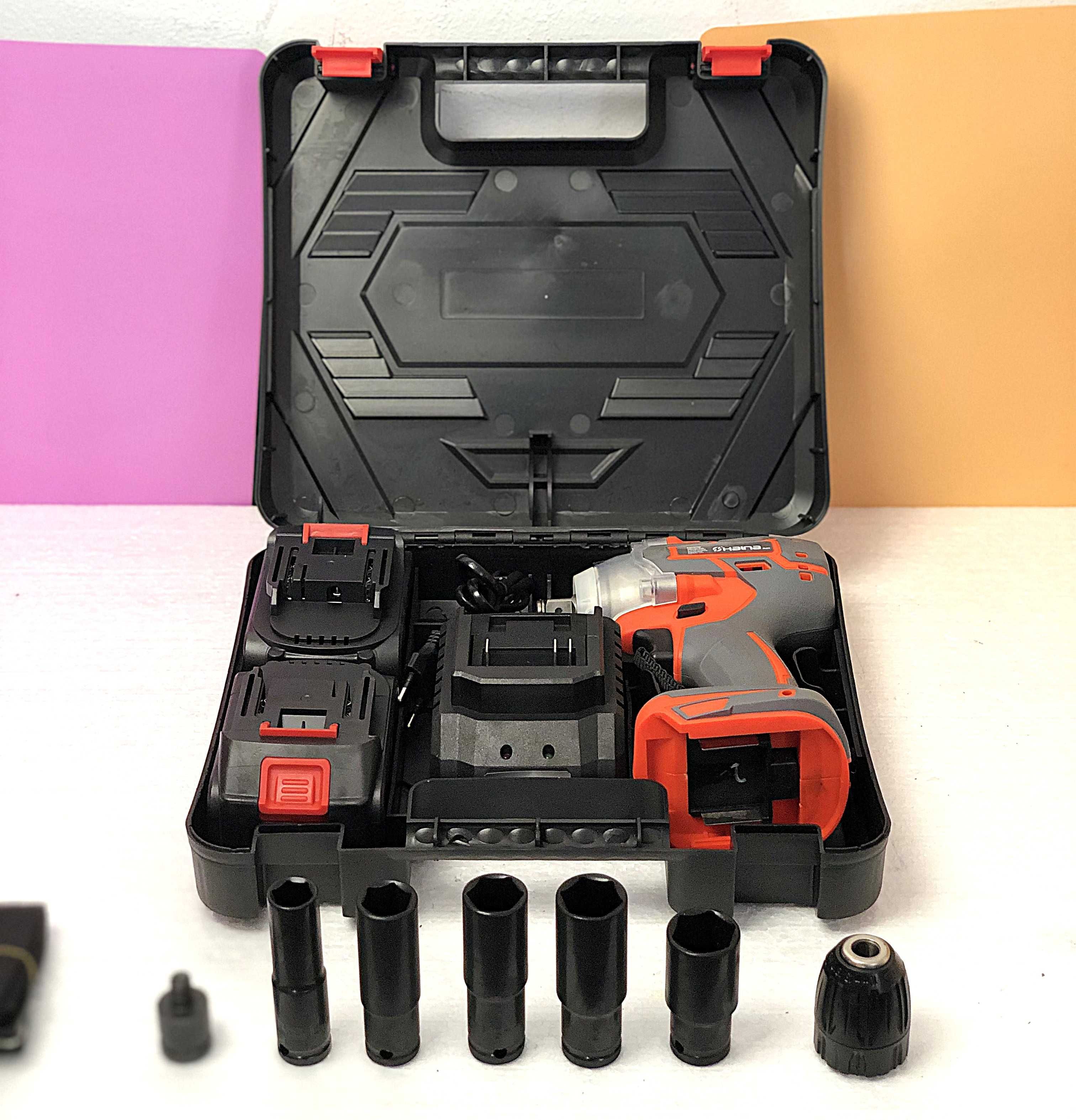 Trusa cheie impact 680 Nm – Putere maxima, mobilitate totala!