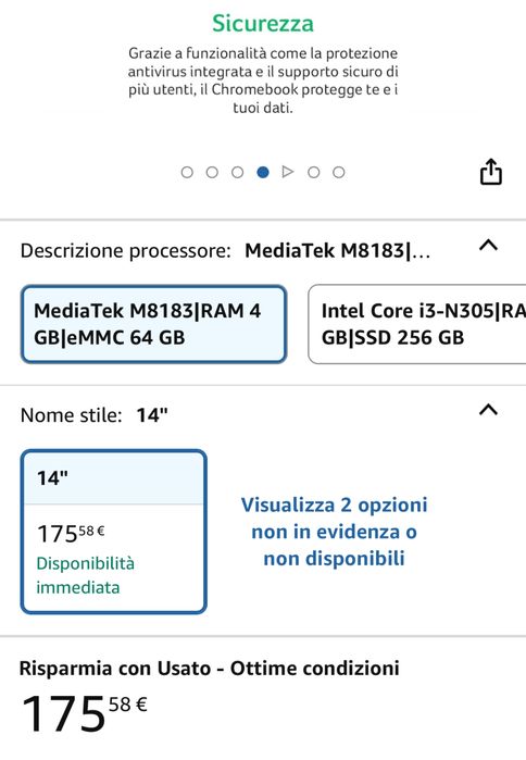 Acer Chromebook 314, 14 “ FHD, 4Gb Ram, sigilat, OCAZIE