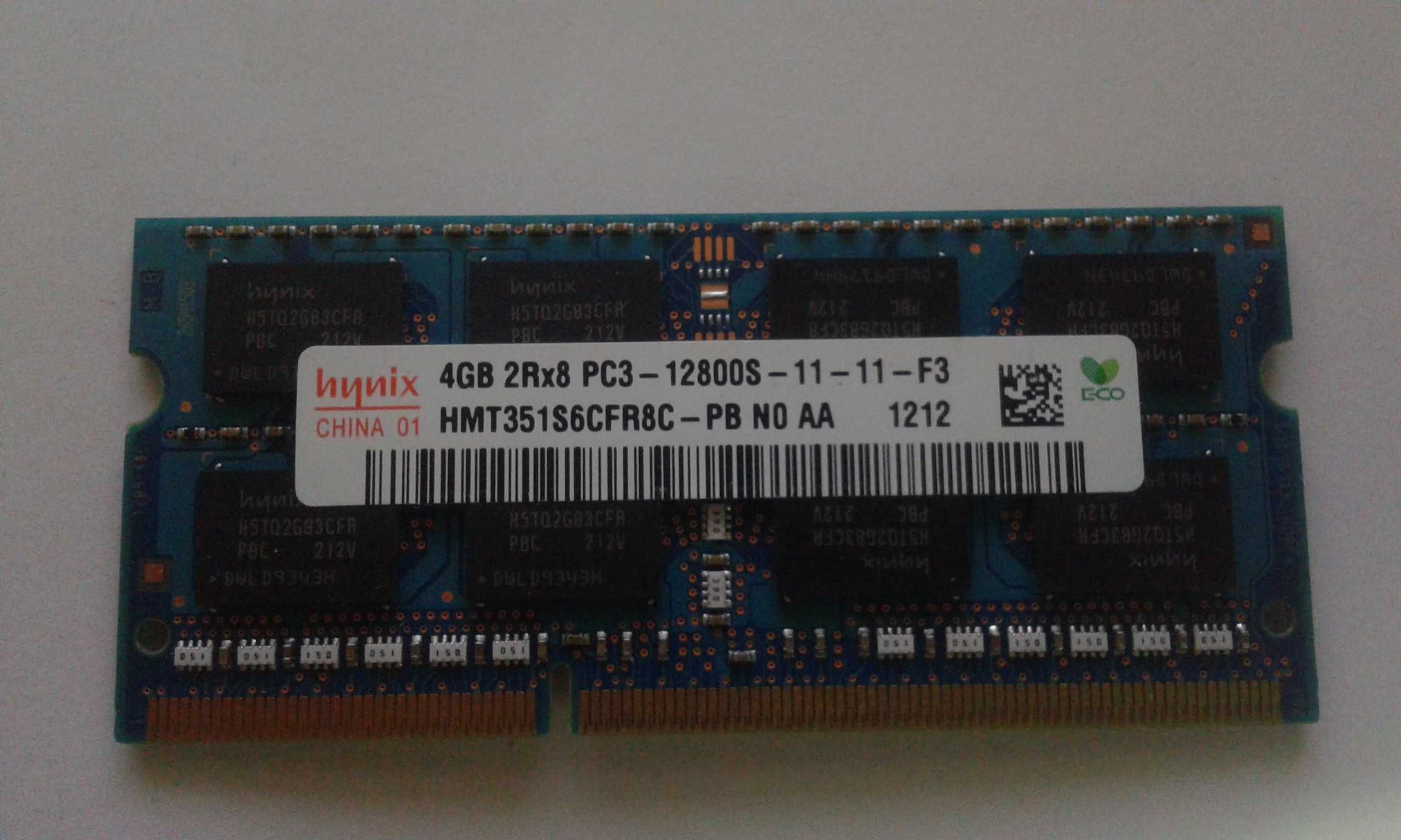 Продам ОЗУ Hynix 4GB 2Rx8 DDR3  (12800).
