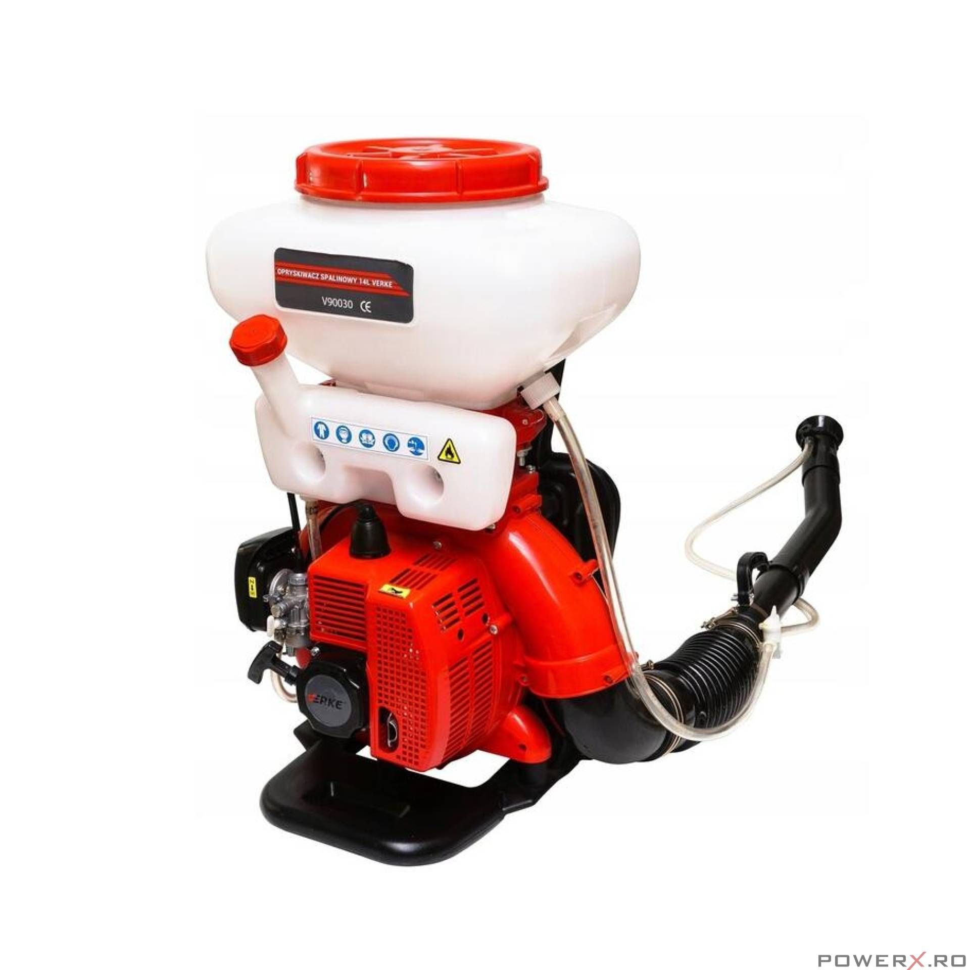 Atomizor, pulverizator pe benzina, motor in 2 timpi 2,9 CP, capacitate