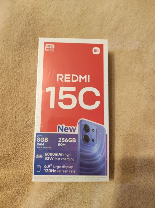 Xiaomi Redmi 15C Нов 8/256GB 3г. гаранция Yetell