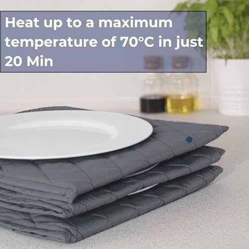 Нов компактен Електрически нагревател за 10 броя чинии бързо загряване