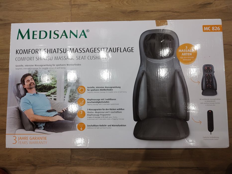 Масажираща седалка за шиацу и акупресурен масаж Medisana MC 826, Герма