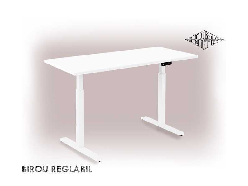 SUPER OFERTA! Birou Reglabil/Standing Desk cu memorie ALB Nou/Garantie