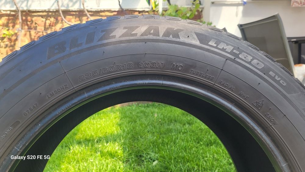 235/60 R18 Bridgestone dot 3417 M+S