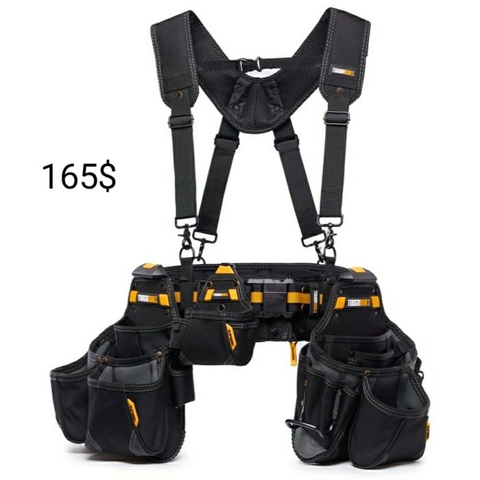 Снаряжение - Toughbuilt. Монтажный пояс Подсумки Подтяжки Экипировка