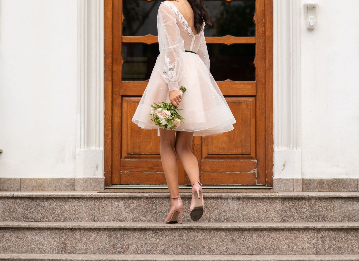 Rochie cocktail,. cununie civilă, Luce Sposa, Sposa dell Amore