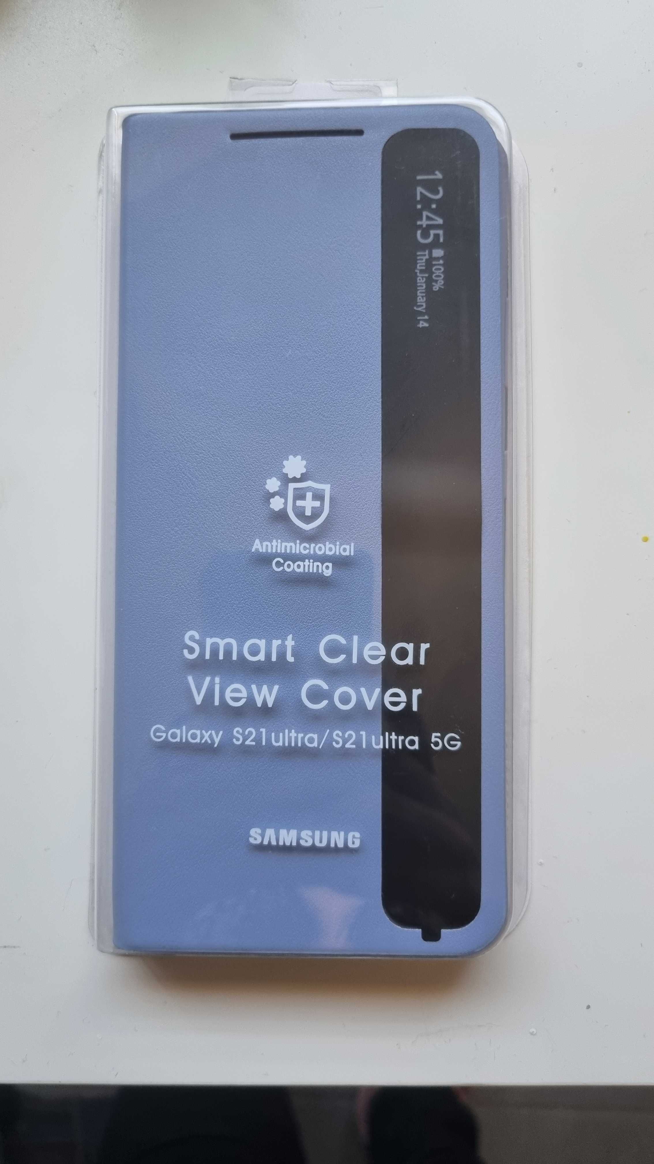 Smart clear view cover за Samsung S21 Ultra
