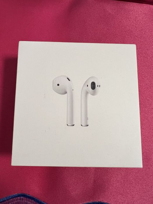 Căsti Apple Airpods 2, Garantie 1 an, factura, incarcator, husa