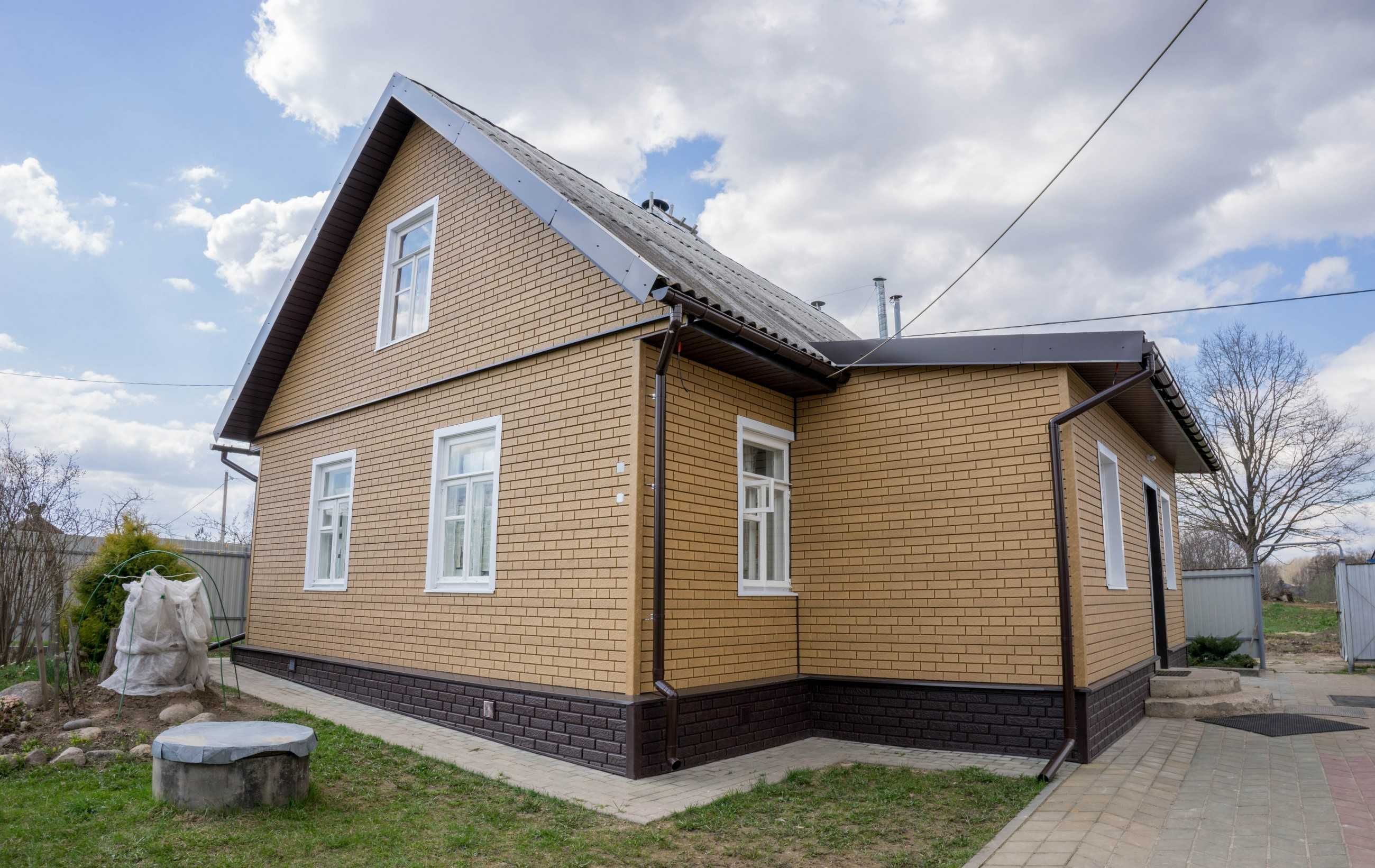 Сайдинг виниловый Клинкер. фасадные панели, металлочерепица, осп