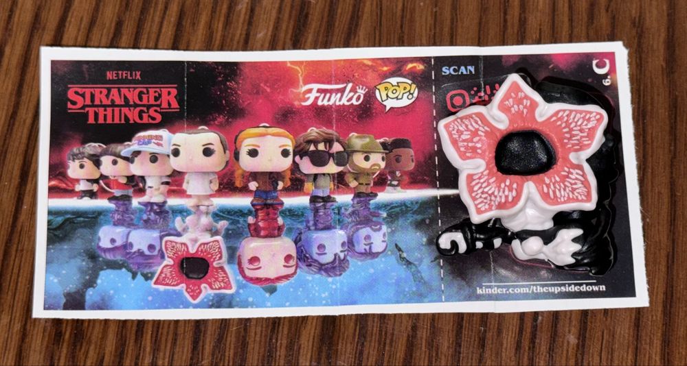 Фигурка Funko Pop из Stranger Things (Kinder Surprise, коллекция)