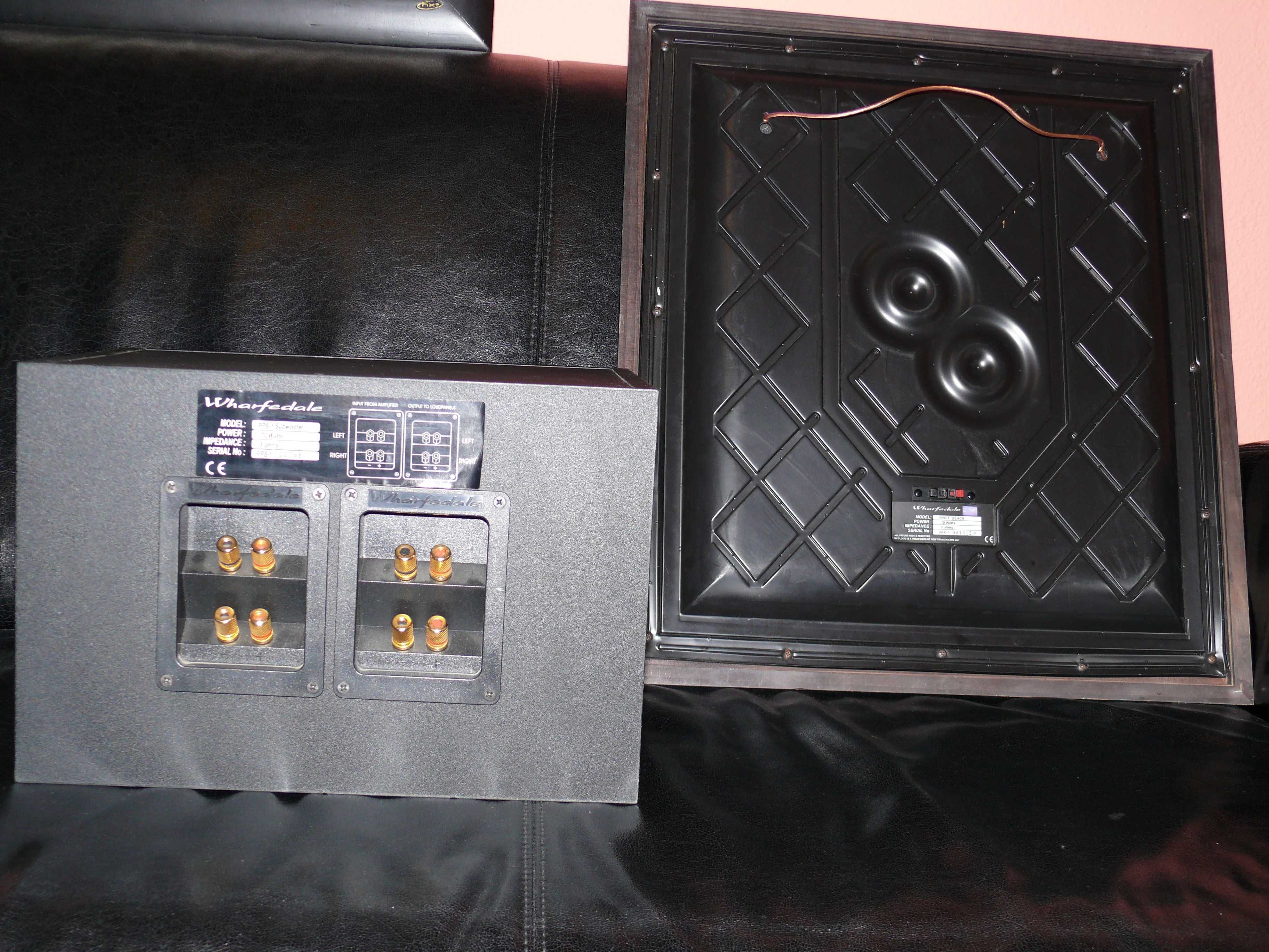 Boxe Wharfedale PPX 1 pps 1, sateliti , subwoofer , 2.1 rama foto