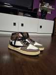 Jordan x travis scoot air jordan 1 high mocha