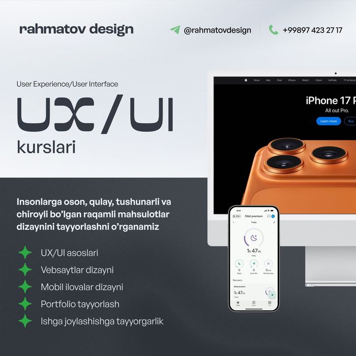 UX/UI, Veb dizayn mentor