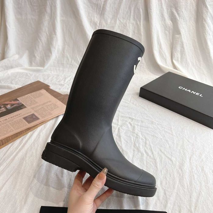 Chanel Rubber Boots - cizme cauciuc/premium/full pack