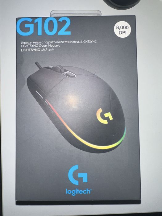 геймърска мишка logitech g102