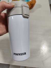 Cana termos, 380 ml, "Pioneer", Alb - Grunwerg