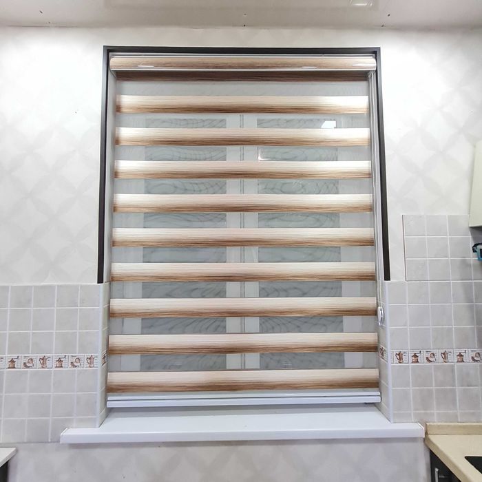 Жалюзи комбо | Jalyuzi | Жалюзи на окна.  Jk109