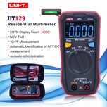 Мултицет UNI-T UT123 + кутия носене с термо сонда мултиметър дигитален
