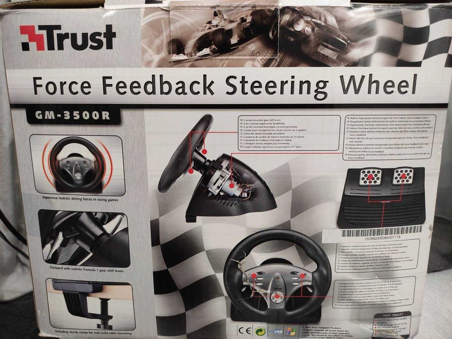 trust steering wheel GM - 3500 feedback
