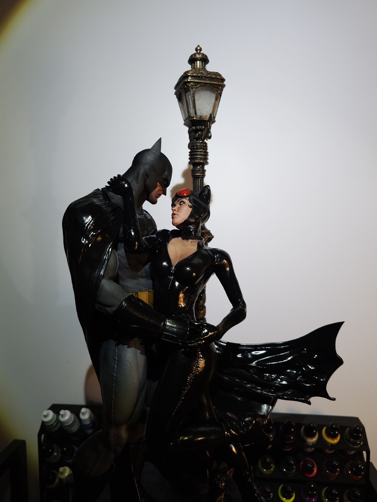 Figurina Custom Batman si Catwoman 1/6 scale 52 cm