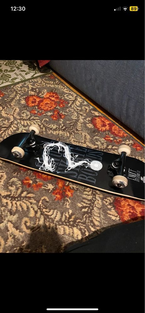 Skateboard Enuff Pyro White